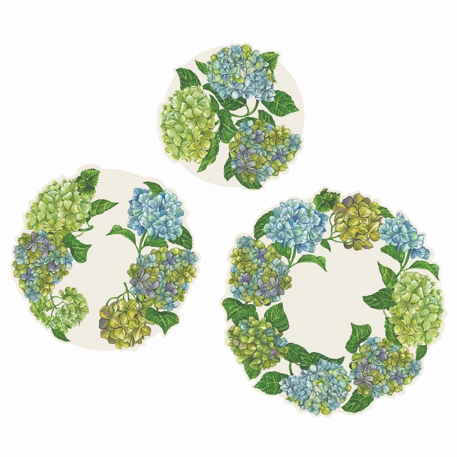 Hydrangea Serving Papers Pack of 12