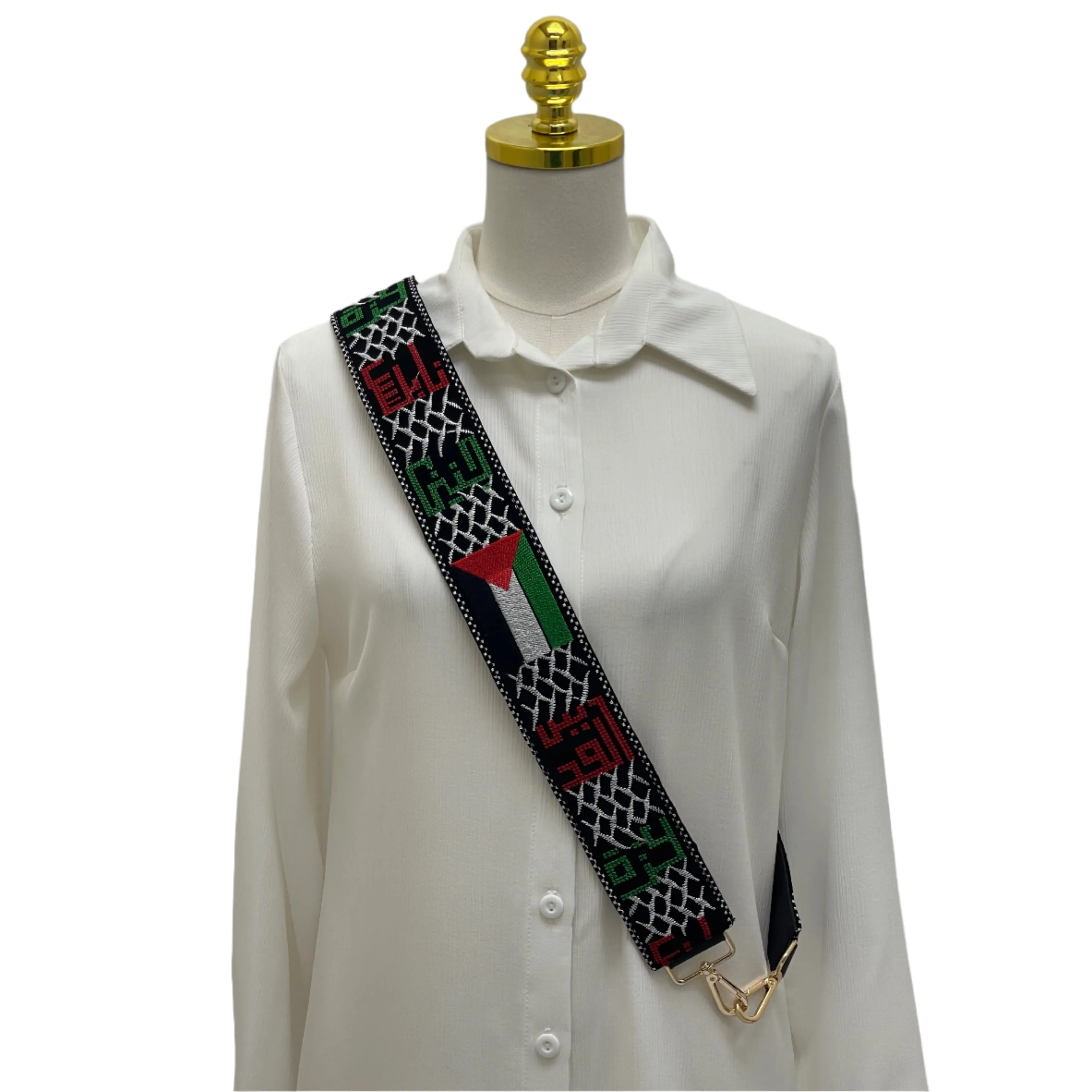 Palestine Embroidered Purse Strap-A Touch of Heritage and Elegance