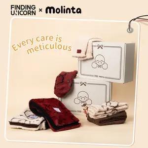 【 Gift Only】[FINDING UNICORN] Molinta Gift Box （1box）Cute Figures Desktop Ornament Collectible Toys Birthday Gifts
