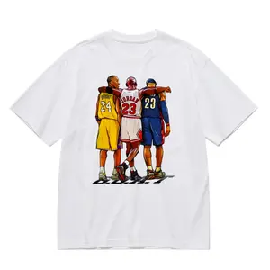 Illustrated Goats Three Basketball GOAT Tribute Graphic T-Shirt| 2026 NBA Playoffs Viral Streetwear| Premium Cotton Crewneck| Retro Hip Hop Style| Fast Shipping 24H Dispatch| Trending Basketball Fan Gift| Limited Edition Iconic Goat Design