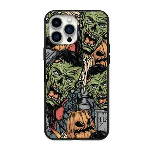 Halloween Zombie Pattern Case for iPhone 14 14 pro 14pro max 13 12 11 Pro Max Case iPhone 13 12 Mini XS Max XR 6 7 Plus 8 Plus