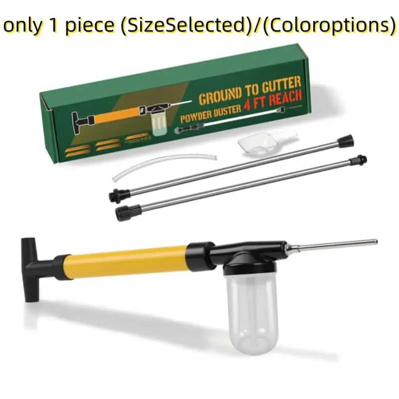 Diatomaceous Earth Powder Sprayer, Extendable Dusting Device, Multi-Scene Use for Indoor and Outdoor Gardens, Versatile Garden Tool