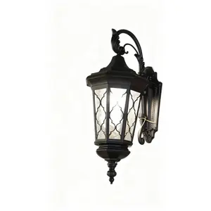 Aurelia Manor: Bronze Lattice Wall Lantern