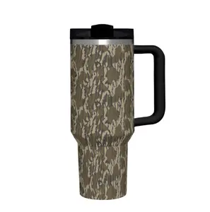 Original Bottomland Everything Bottom Lands Camo 40oz Insulated Cup Stainless Steel - 40oz Insulated Cup with Camouflage Design