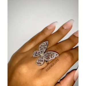 Jasmine Butterfly Ring