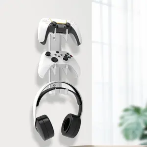 Wall Mounted Headphone Storage Rack, 1 Count Headphone Holder, Home Organizer For PS5/PS4/xbox/switch