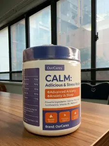 OURCARES 2nd Generation Calming Chew Treats for Dogs - Advanced Anxiety Relief, Stress-Reducing, Delicious Relaxation Chewables