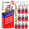 Sulguy Glue-Based Fly Strips, 10pk Disposable Bug Traps with Pins – Non-Toxic Indoor Outdoors Insect Control for Gnats, Fruit Flies, Houseflies