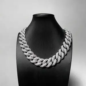 9268  Wide Cut Cuban Neck Chain Night City Street Style Statement Accessory Bar Gathering Outfit Eye-catching Decor summerwins