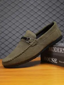 Men's Business Style Plain Color Slip on Dress Shoes, 1 Pair Casual Comfortable Loafers for Men, 2024 Trendy Breathable Walking Shoes for Daily Wear Footwear