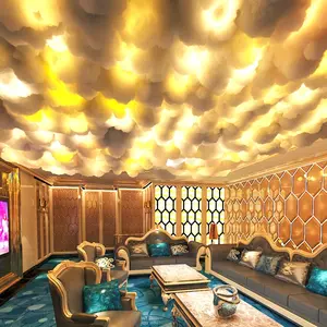 K-Led Cloud Light For Bedroom, With App Control And Remote, Can Music Sync Color Change, Can Timing, For Room, Party, Birthday-(1pc 16ft)- 35