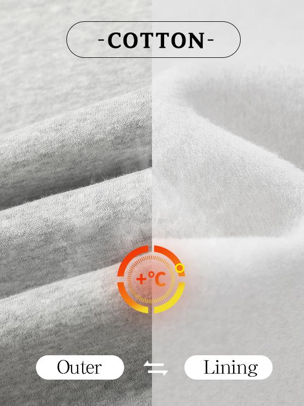 pants men sweatpants Men's Solid Thermal Lined Drawstring WaistPants,Casual Comfy Loose Fitting Trousers for Fall &Winter, Men's Bottoms for Daily Wear, Relaxed Fit, fleece sweatpants，school season