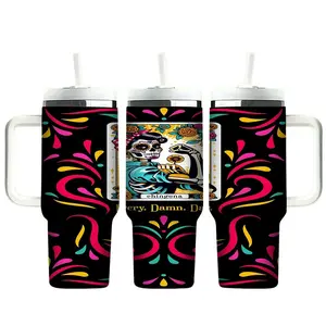 1pc 17oz/17.5oz/20oz/22oz/26oz/30oz/30.5oz/32oz/33oz/40oz Chingona Every Damn Day Tumbler，Suitable for outdoor activities, gyms, camping, and offices, it makes an ideal gift for birthdays, holidays, Easter, Thanksgiving, Mother's Day, Father's Day, and gr