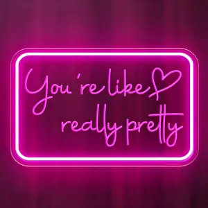 Adjustable USB Powered Neon Sign, Led Signs, Wall Decorative LED Light for Teen Girls' Room, Bedroom, Salon, Wedding Party, Neon Name Sign