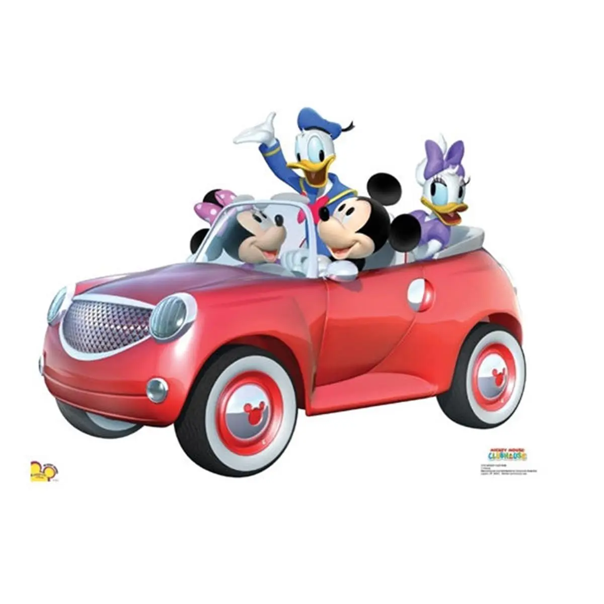 212 MAIN Advanced Graphics Mickey Cartoon Character Heavy-Duty Cardboard Standup - 33" x 45" Large Freestanding Durable Foldable Home Decor Wall Display Item, Decoration Items