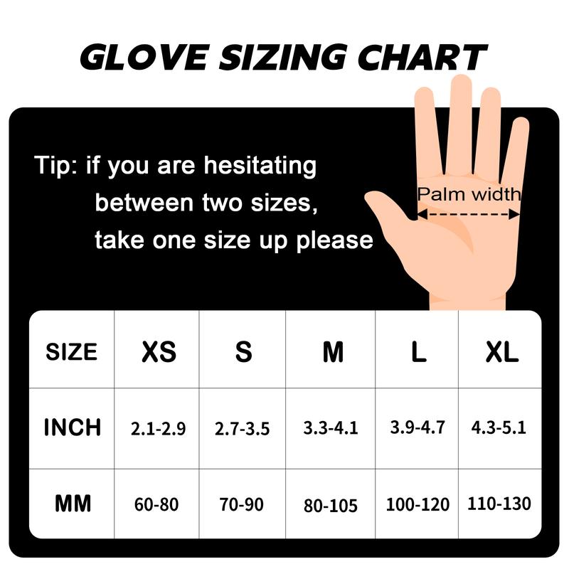 3.5Mil Black Nitrile Disposable Gloves, Latex&Powder Free Durable Professional Ambidextrous Work Cleaning Gloves for Cleaning Gardening Food Prep Cooking Painting DIY Outdoor Light Mechanic Work Household Hardware Tasks