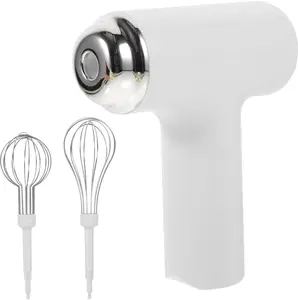 Rechargeable Cordless Electric Egg Mixer Stainless Steel Whisk for Easy Mixing Whipping for Baking Cream Eggs More Portable Kitchen Tool