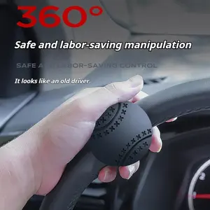 Silicone Steering Wheel Knob (New Generation), Anti-Slip Boat Steering Wheel Knob, Universal for Cars, Trucks, Boat, Tractors wheel booster