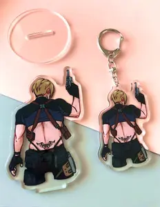 Mod Leon Keychain ‘Tramp Stamp Leon’  Perfect For Bags, Keys, Or Gifts.