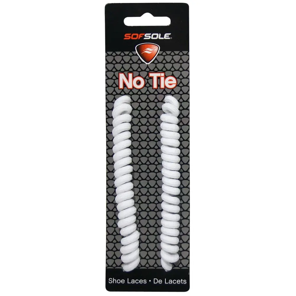 Sof Sole No Tie Shoe Laces - 27"-45" - White