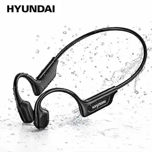 HYUNDAI G06 Bone Conduction Neckband Wireless Earphones with Bluetooth 5.4, Waterproof Sports Design, 360° Flexible Bending, Lightweight & Comfortable Fit, Long Battery Life, Wireless Headphones for Music, Calls & Sports, Compatible with Android & iOS