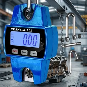 Portable Handheld Electronic Crane Scale, 660lb High Precision Waterproof Shockproof Aluminum, for Logistics Lifting Outdoor Fishing Hunting Farm Commercial Weighing
