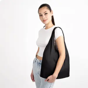 Nanobag Standard - Ultralight, Foldable, Reusable Shopping Tote Bag for Groceries, Travel & Daily Use Eco Friendly Totes Folding Space Saving Bag Top Handle Shopper