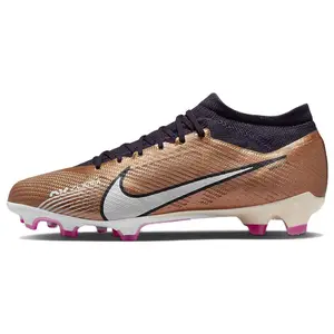 Nike Zoom Mercurial Vapor 15 Pro FG Football Cleats for Men - Kangaroo Leather, Natural Grass, Anti-Slip Trending Shoes, House White Official Shoes to Get / Maison Mihara