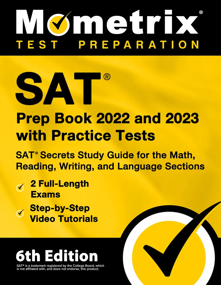 USED Book - SAT Prep Book 2022 and 2023 with Practice Tests - SAT Secrets Study Guide for the Math, Reading, Writing, and Language Sections, Full-Length Exams, St by Matthew Bowling (Paperback) - english