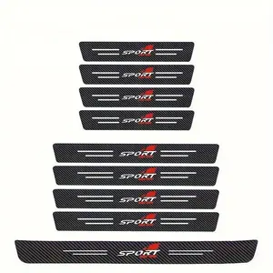 Self-adhesive Car Door Sill Protector, Car Door Sill Protector, Car Door Sill Protective Strip, Car Door Trim Sticker, Car Decals, Car Exterior Accessories for All Models