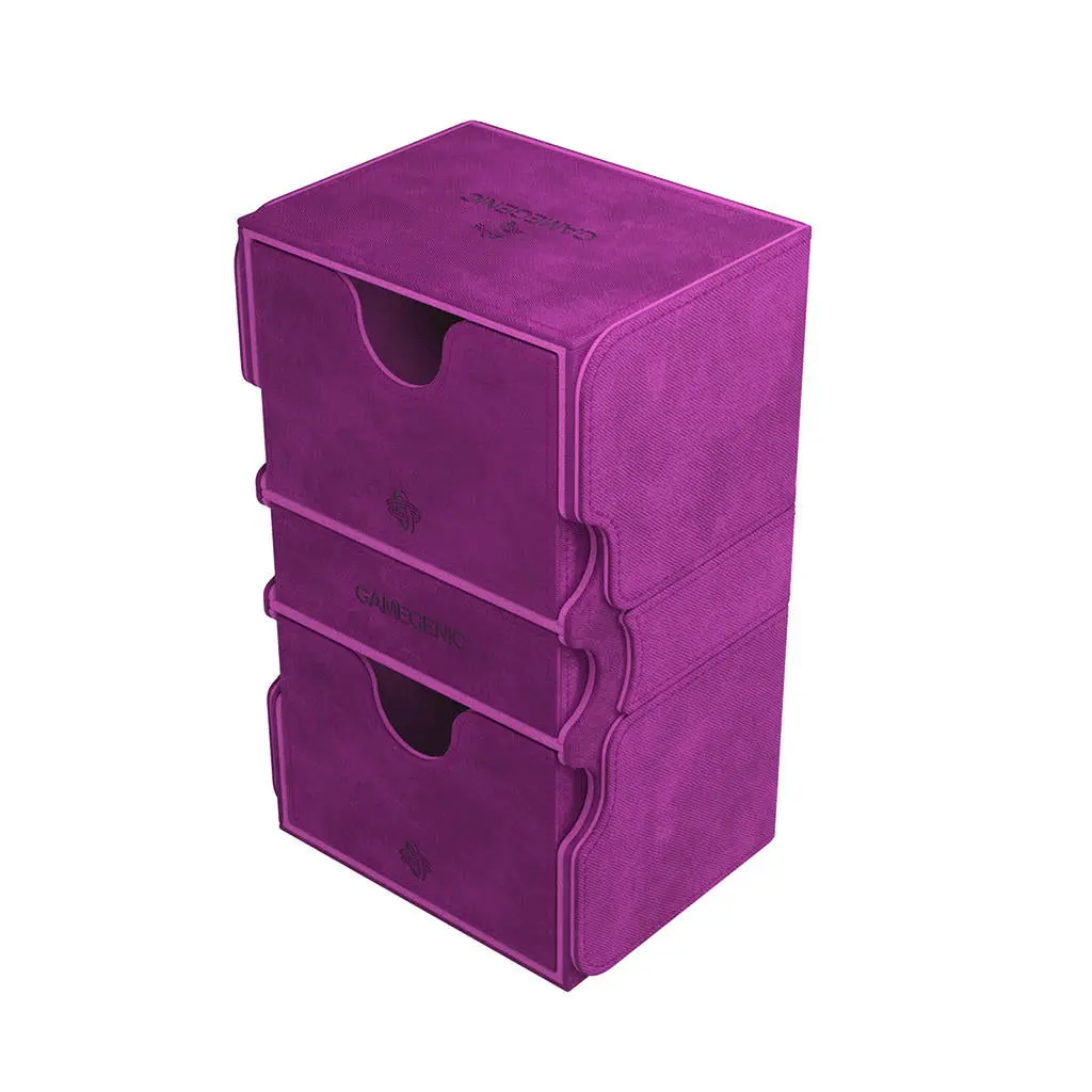 Gamegenic Purple Stronghold 200+ XL Deck/Card Storage Box ASMGGS20113ML