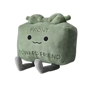 Clay The Claymore Cute Plush, A Dark Green Rectangular Plush Toys For Festival Gifts20cm
