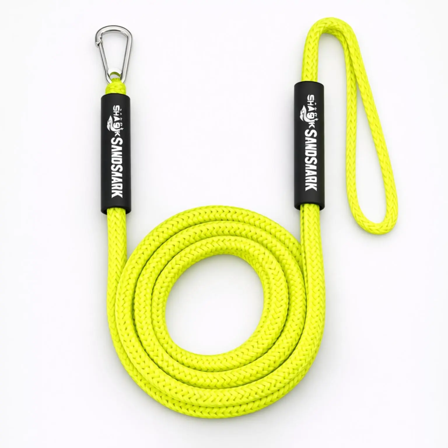 SandShark 7-14ft Anchor Bungee Dock Line for SandShark Anchors.  Absorbs Shock to Anchors & Docks with Stainless Steel Clip for Boat Accessories. Rope Anchor Pole
