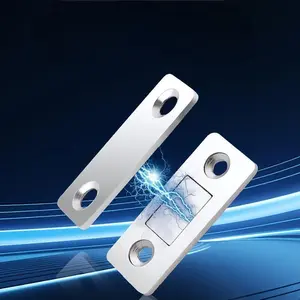 16 Counts Cupboard Magnetic Catch without Punching, 3-Step Stick-On Install - No Tools Needed