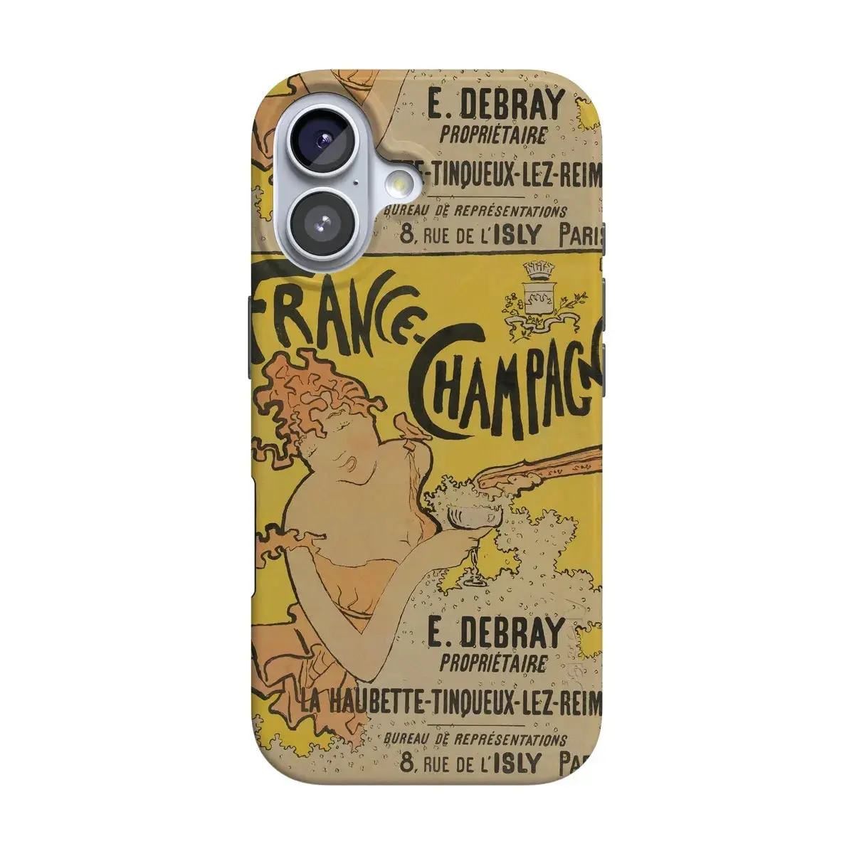 Casely iPhone 17 Case | Van Gogh Museum | French Bubbly by Pierre Bonnard | Compatible with MagSafe | Classic Ultra Thin Design