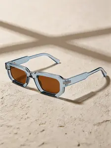 Fashion Thick Frame Small Square Sunglasses, Retro American Style, Perfect for Daily Commute and Streetwear, Stylish Eye Protection, Leopard Pattern Sunglasses