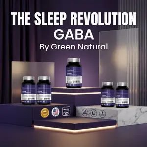 2026 Formula Upgrade: GABA 100mg + 6 Key Natural Ingredients — Dietary Vitamin Supplement — Fall Asleep Fast, Wake Up Refreshed — Melatonin-Free — 60 Capsules