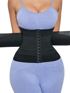 Women's Adjustable Hook & Eye Waist Trainer, Basic Solid Color Tummy Control Shaper for Daily Use, Back To School Fall Wear, Waist Cincher for Women, 2000s Wear Wear Para Brunch