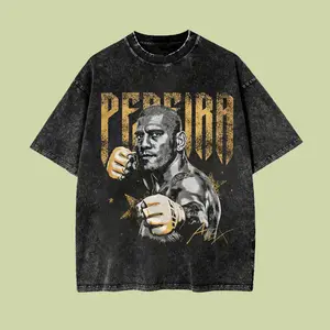 Alex Pereira Graphic wash shirt, Vintage 90s Graphic Style Alex Pereira T-Shirt,  Alex Pereira Merch, Sport Tee, MMA Bootleg Gift, Gift for fan, gift for him Classic Cotton