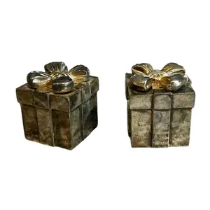 Vintage Gift Box Godinger Silver Plated Salt & Pepper Shakers