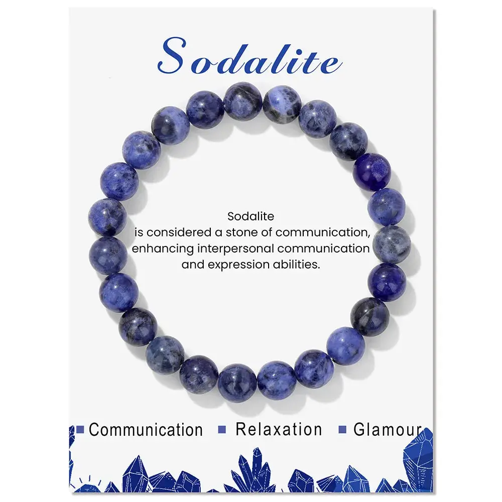 Sodalite Crystal Bracelet – Communication, Calm & Expression