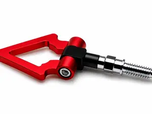 Universal Racing Tow Hook Triangle Front Rear Bumper Tow Strap Ring CNC Aluminum Screw-On Towing Hook for Sports Cars SUV#TowHook #RacingTowHook #JDMStyle #CarMods #CarAccessories#MustHaveCarAccessory #CarLovers #CarCommunity #AutomotiveLifestyle
