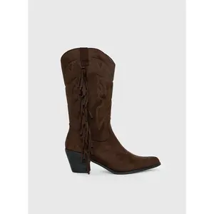 Therapy Chaos Cowboy Boots Brown