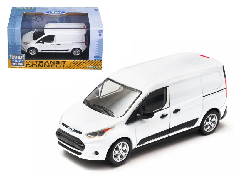 2014 Ford Transit Connect (V408) Van White 1/43 Die Cast Model by Greenlight