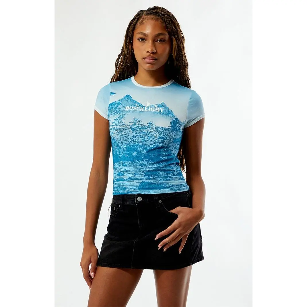 BUSCH LIGHT Women's Mountain View Skimmer T-Shirt