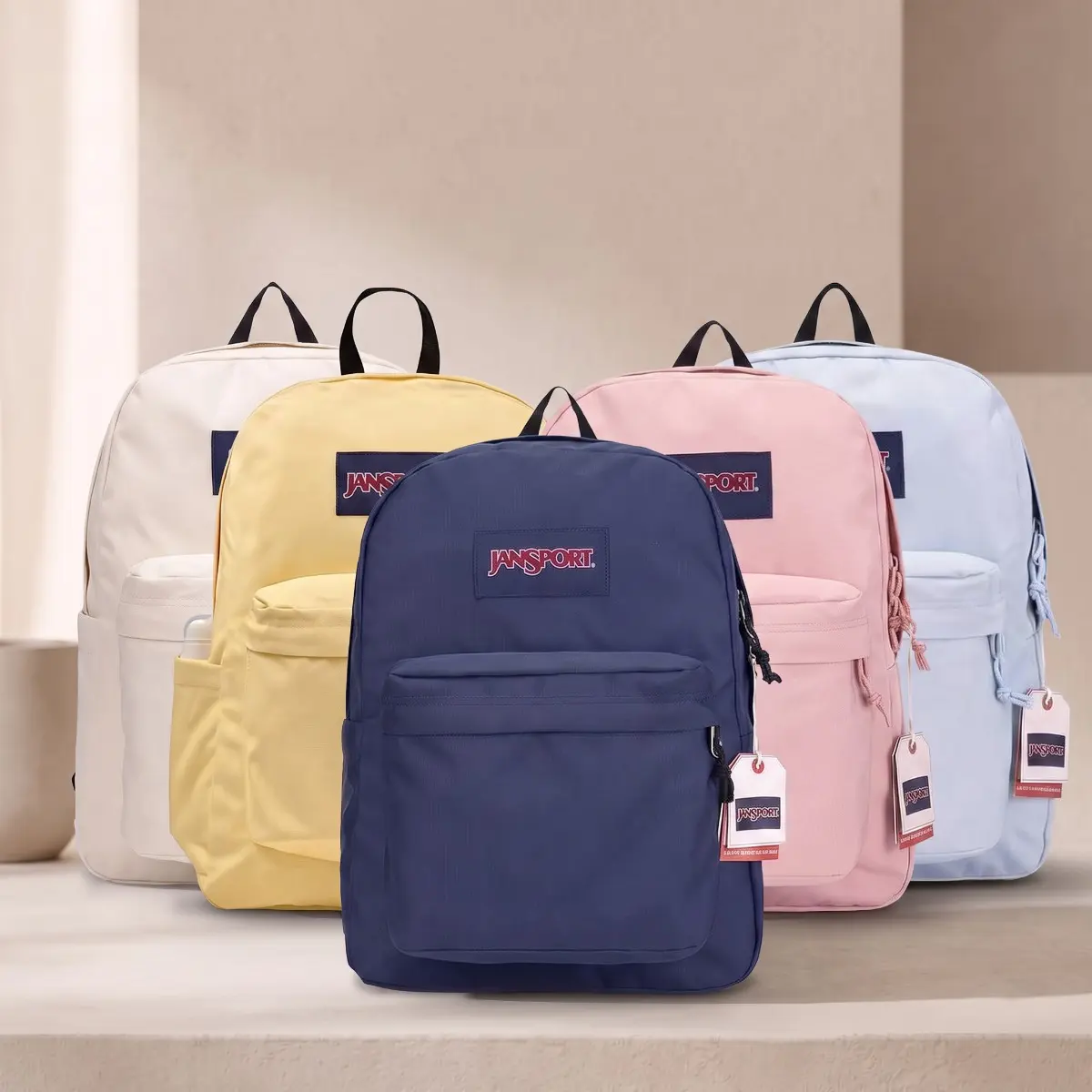 JanSport Classic Backpack, 15 Inch Laptop Sleeve School Rucksack, 2 Compartments Padded Shoulder Straps, Vintage Casual Daypack for College, Travel & Daily Use, Multiple Colors