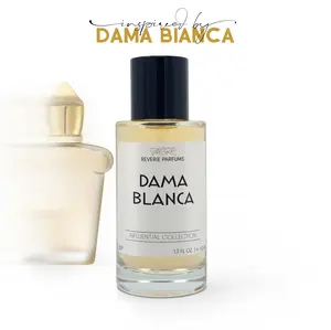 Reverie Parfums Dama Blanca EDP Women's Perfume Inspired by Dama Bianca - Elegant Floral Vanilla Musk Scent - Vegan & Cruelty Free - Made in USA