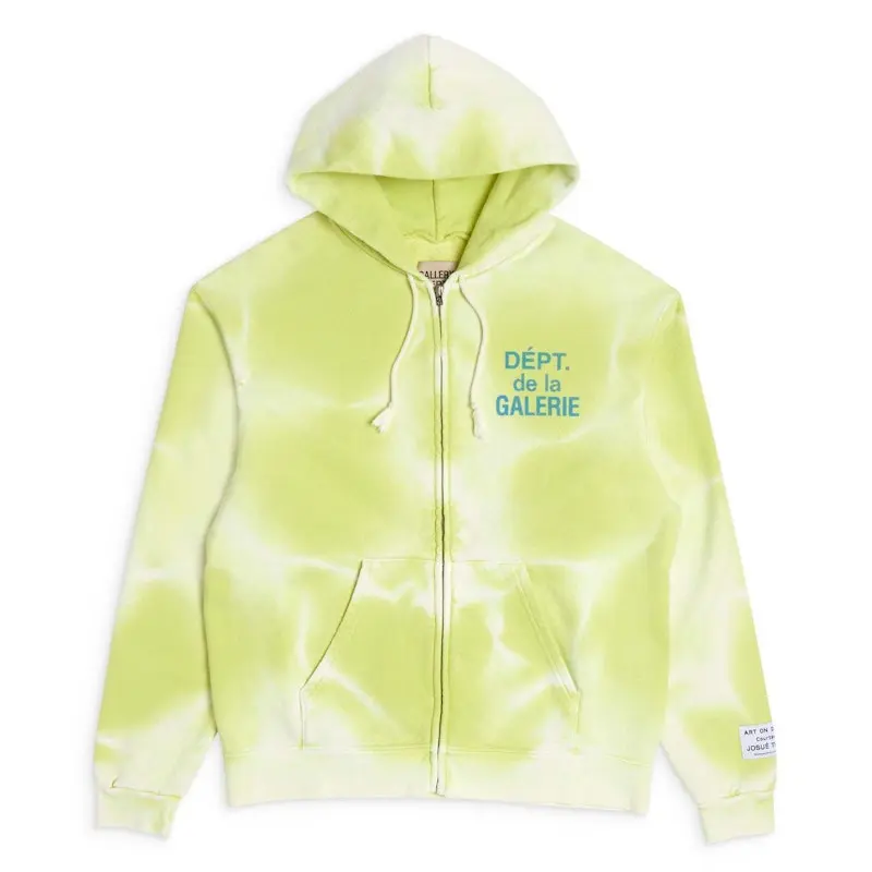 トップス GALLERY DEPT. FRENCH LOGO TIE DYE HOODIE Gallery Dept