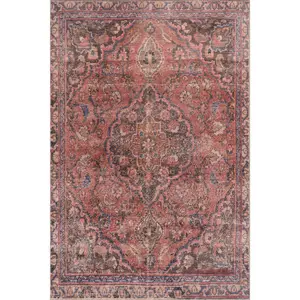 Nuloom Corisandi Traditional Medallion Washable Rug