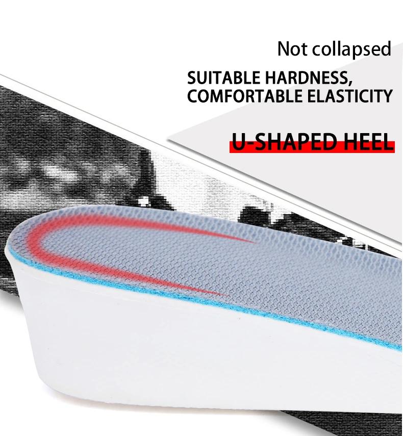 Height Increase Insoles For Men/women 1.5/2.5/3.5 Cm Up Invisible Arch Support Orthopedic Insoles Shock Absorption Eva Material